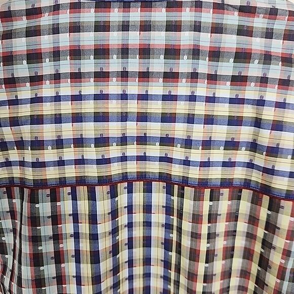 Robert Graham Eclectic Multi-Color Swiss Dot Button Down Medium - Picture 8 of 8